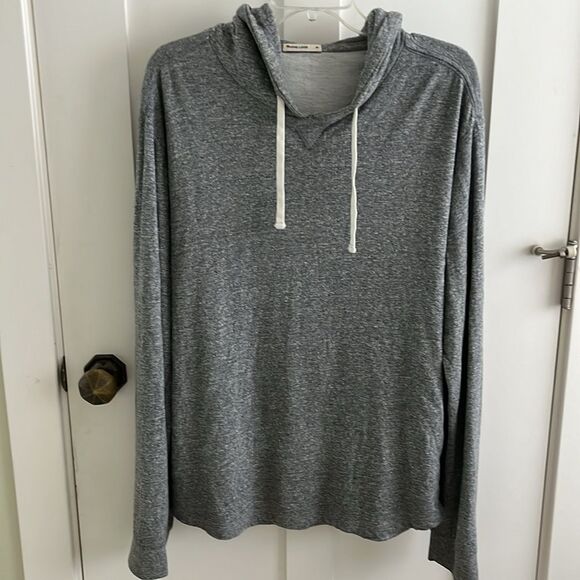 EUC Marine Layer Double Knit Hoodie Heathered Dark Gray Sz M - Picture 2 of 9